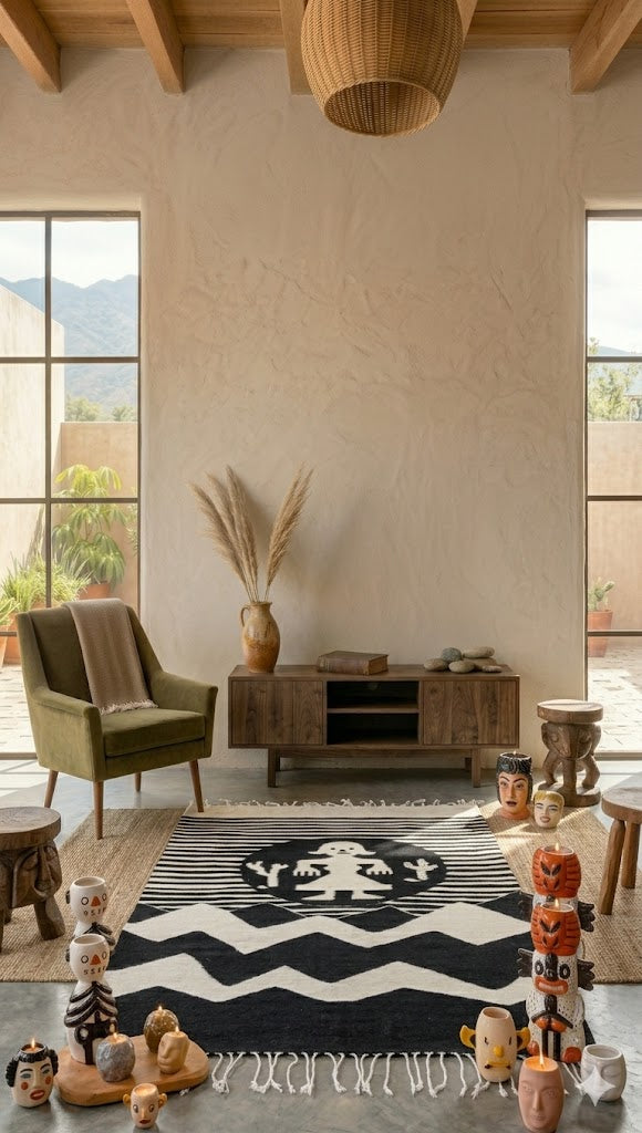 Mujer luna Rug